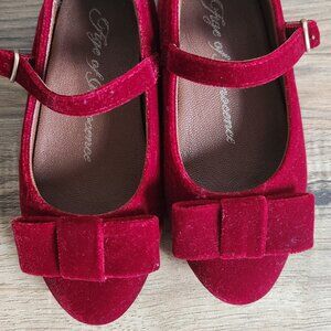 Age of Innocence Ellen shoe - red velvet